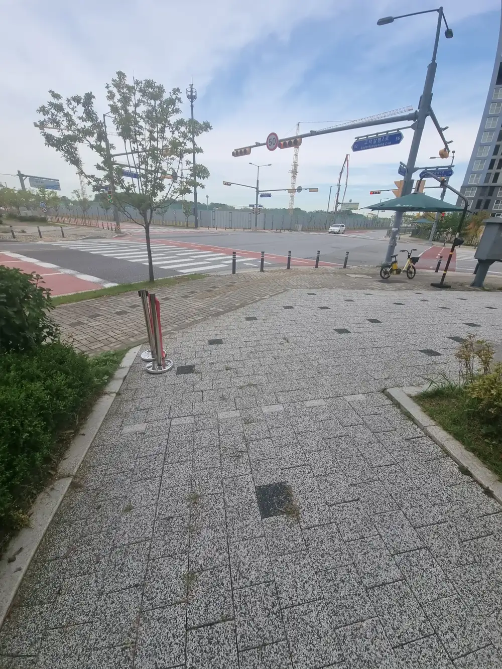 볼라드설치 시공 전 경기 평택시 고덕동