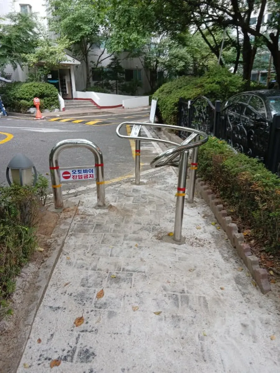 아파트 단지 진입금지 볼라드설치 서울 노원구 상계동